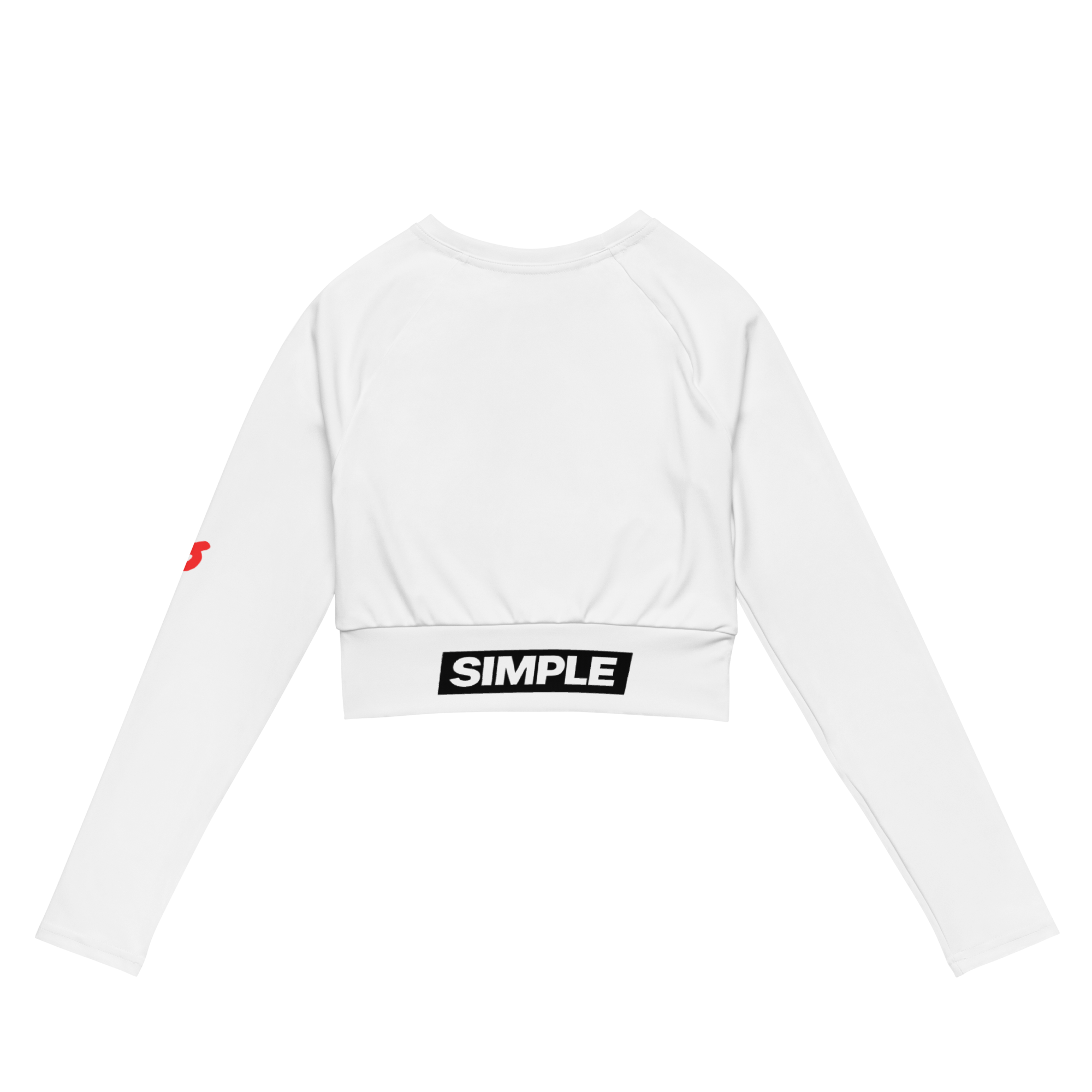ø crop top long-sleeve